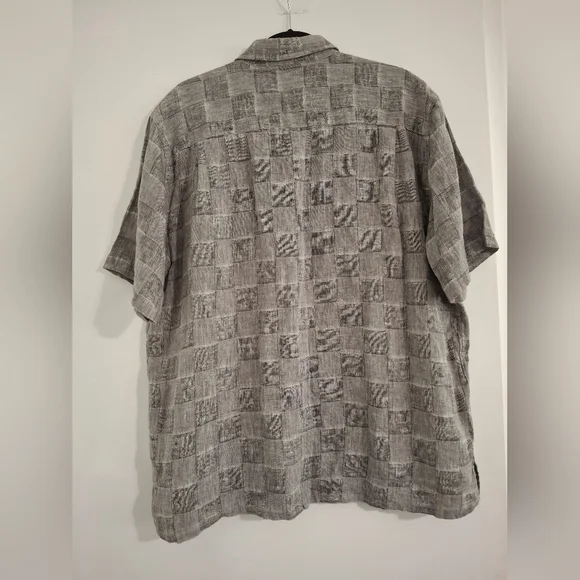 Visitor Mens 100% Linen Button Down Shirt - Picture 6 of 9